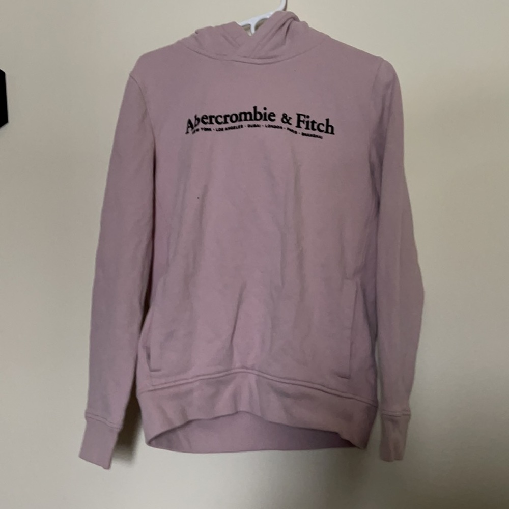 Pink purple Abercrombie and Fitch hoodie